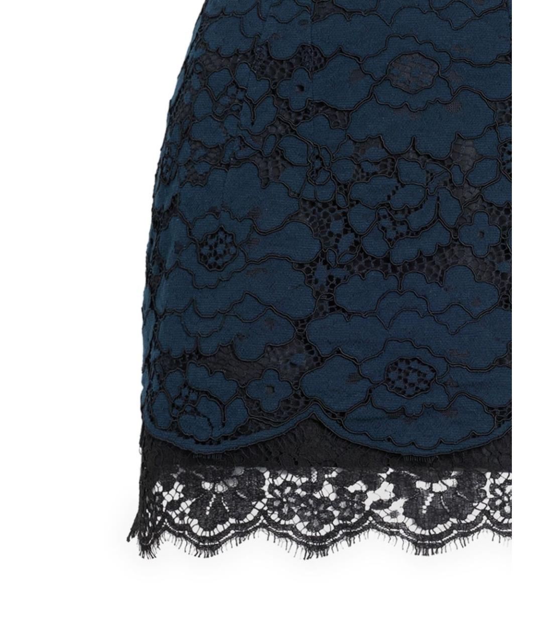 PATOU Синяя хлопковая юбка миди, фото 2