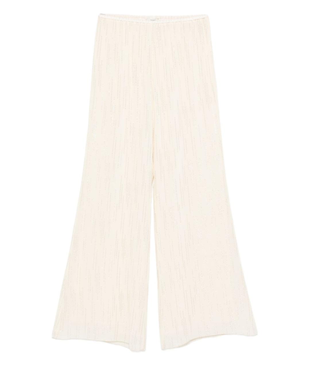 FORTE FORTE Бежевые вискозные брюки широкие, фото 1