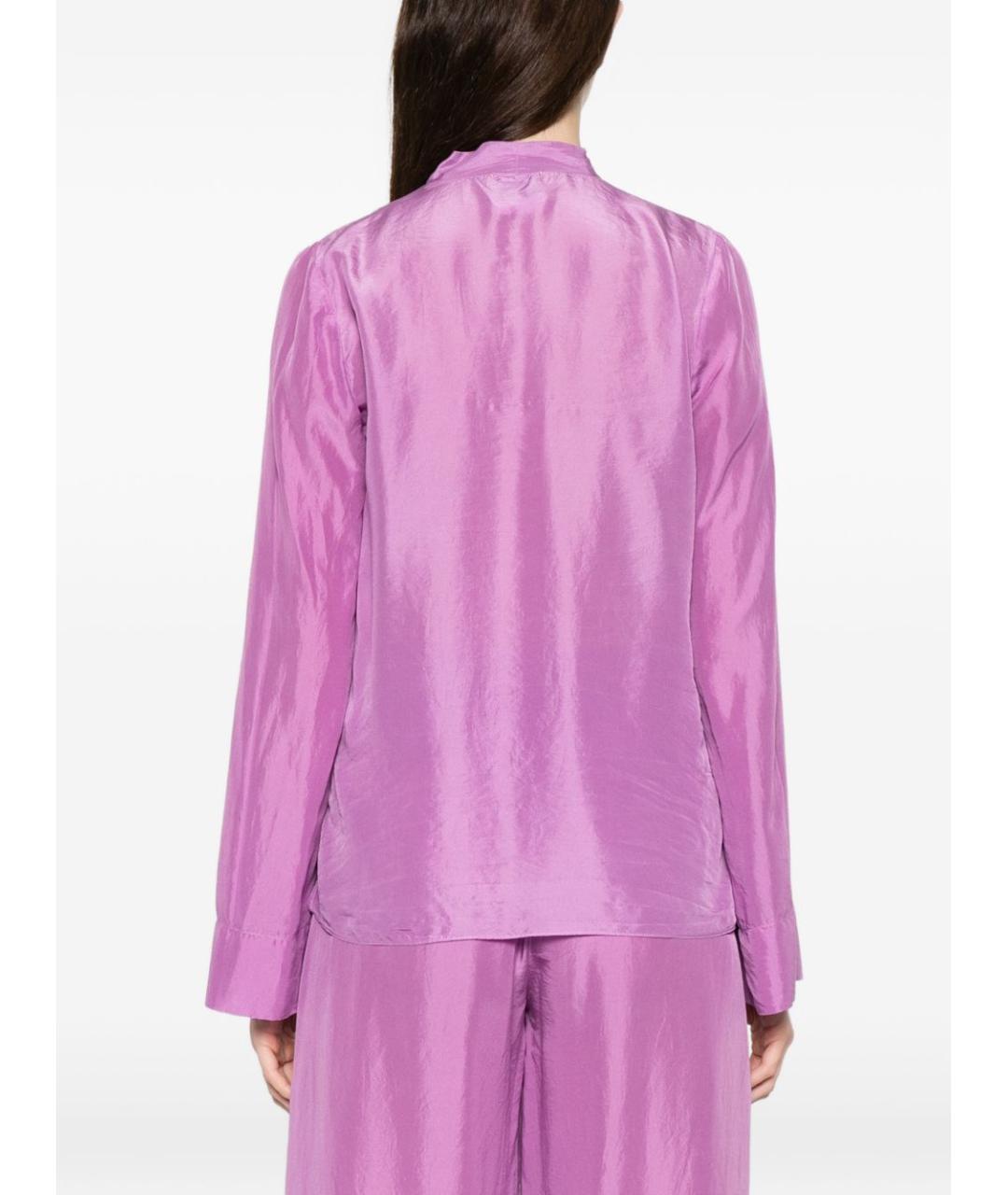 FORTE FORTE Фиолетовая шелковая рубашка, фото 2