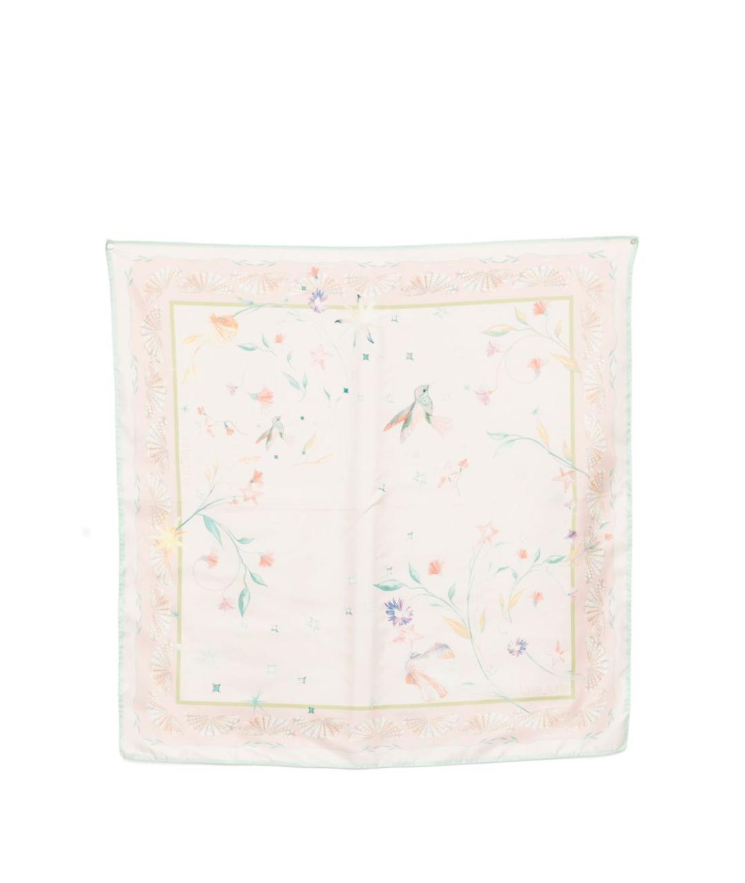 FORTE FORTE Розовый шелковый платок, фото 1