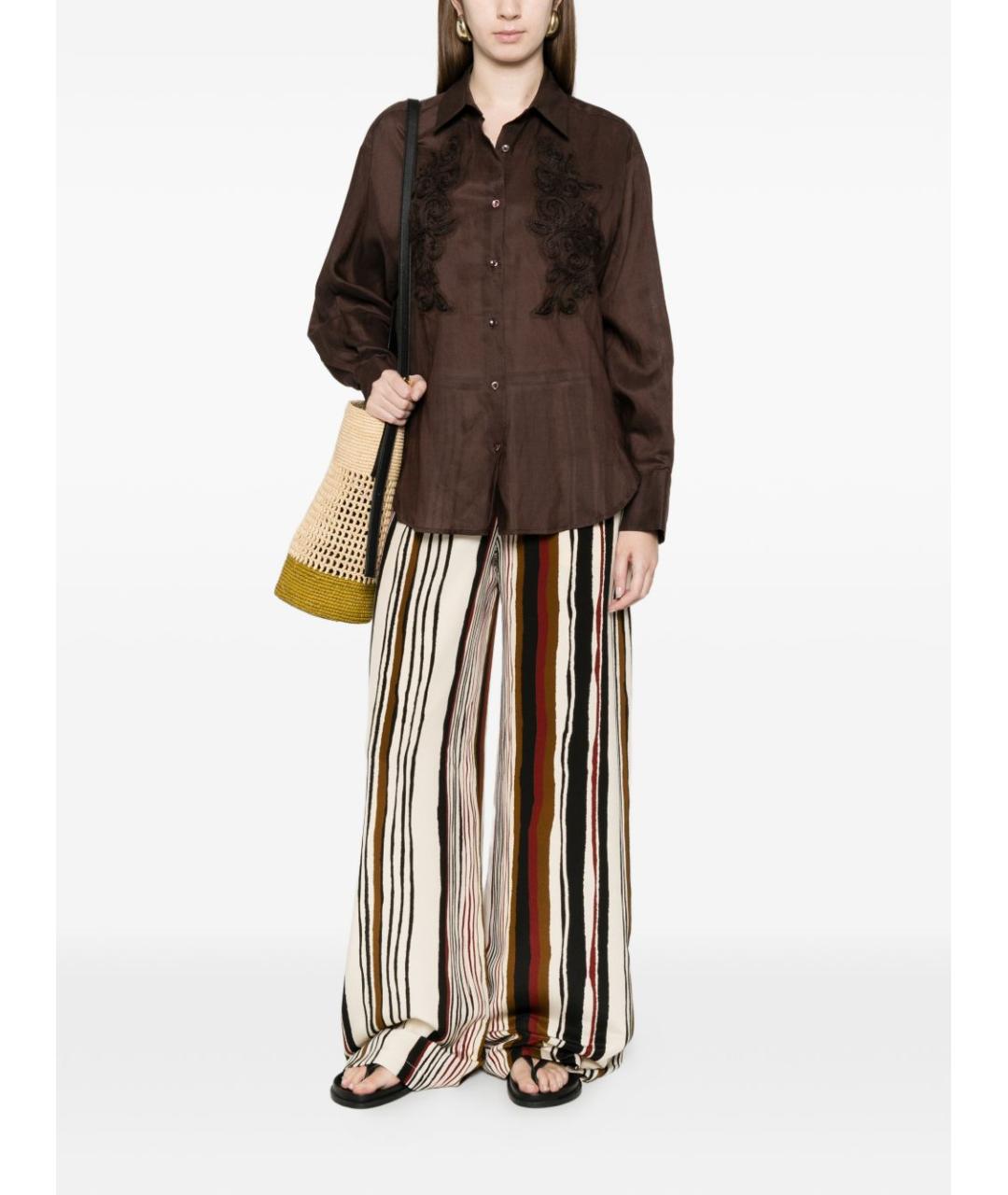 ERMANNO FIRENZE Коричневая рубашка, фото 5