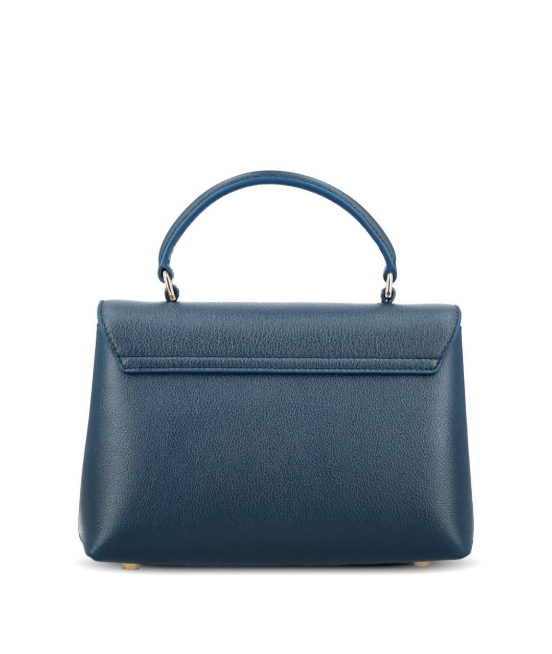 CELINE Синяя кожаная сумка тоут, фото 4
