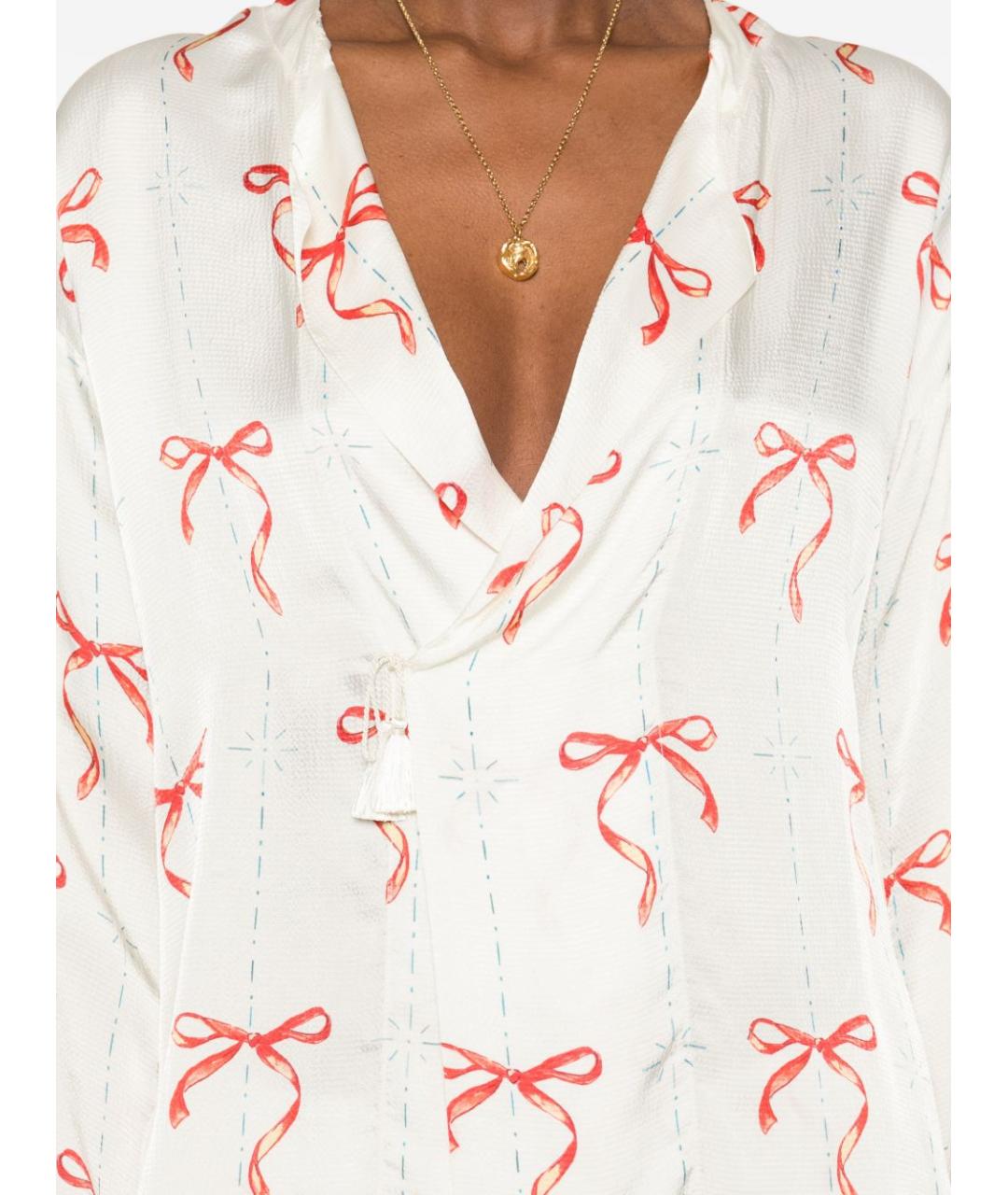 FORTE FORTE Красная вискозная рубашка, фото 2