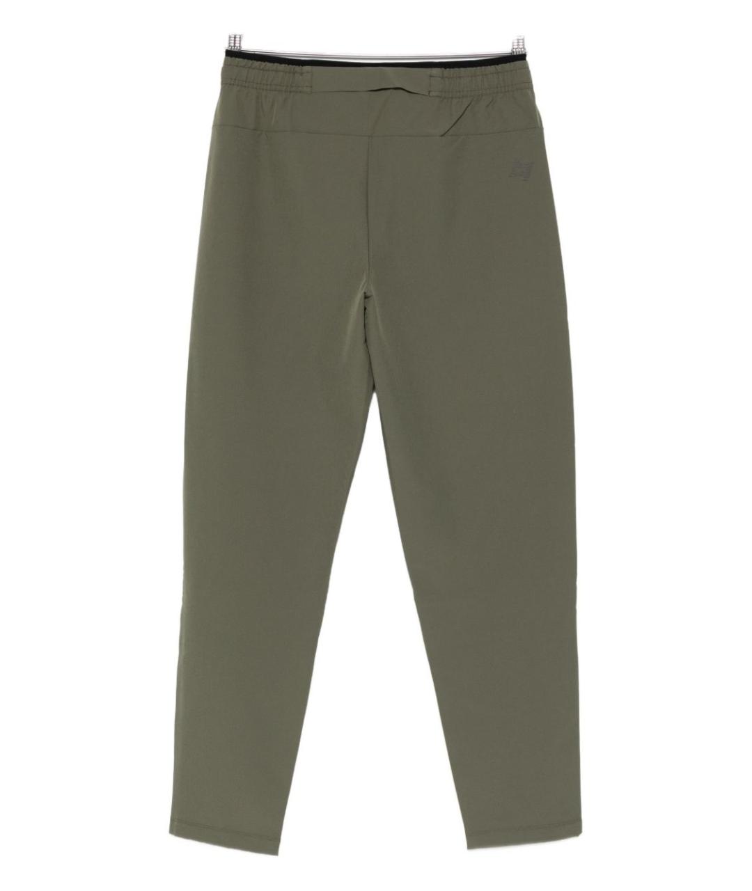 EA7 Зеленые хлопковые повседневные брюки, фото 3