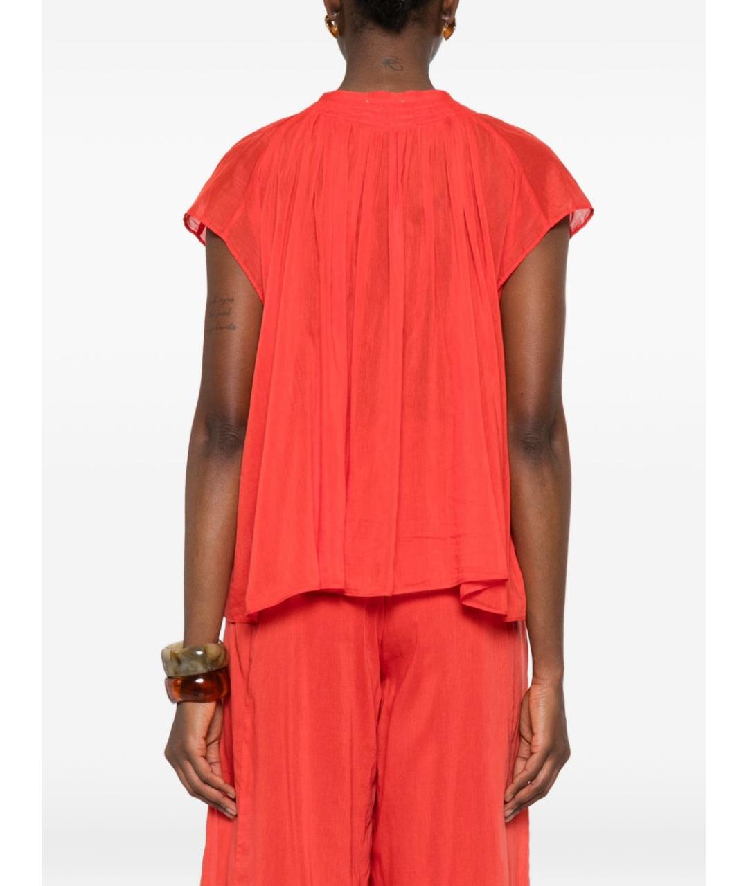 FORTE FORTE Красная хлопковая рубашка, фото 3