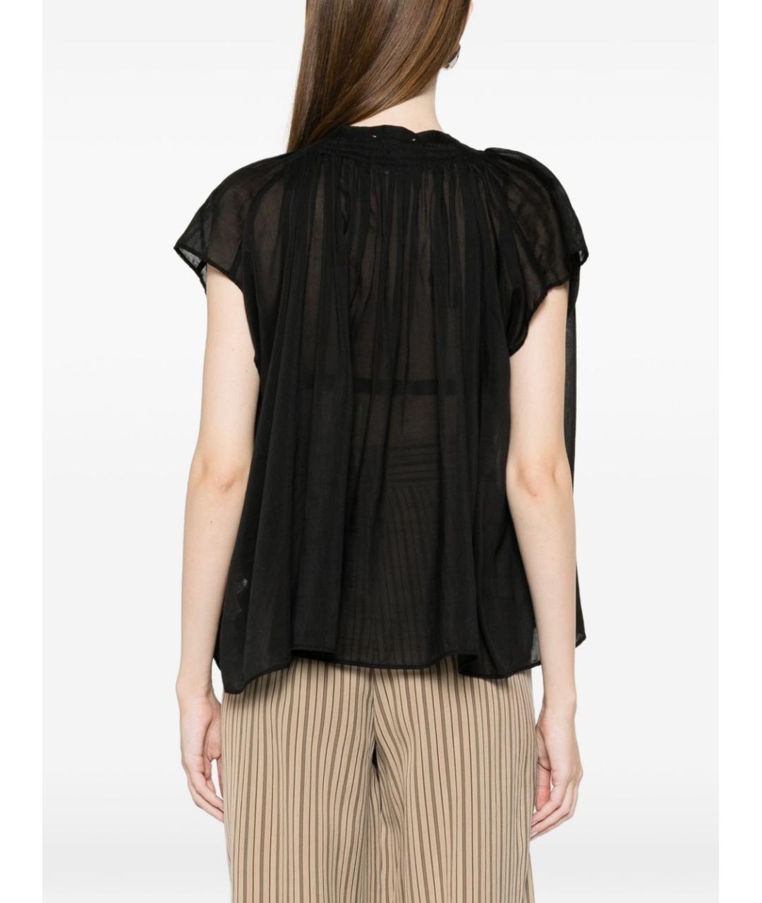 FORTE FORTE Черная хлопковая рубашка, фото 5