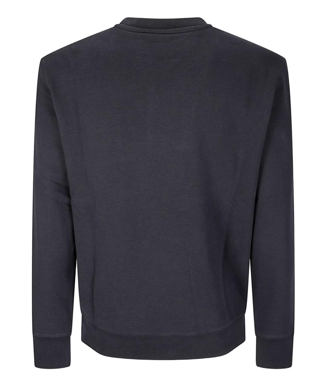 MAISON KITSUNE Черный хлопковый джемпер / свитер, фото 2