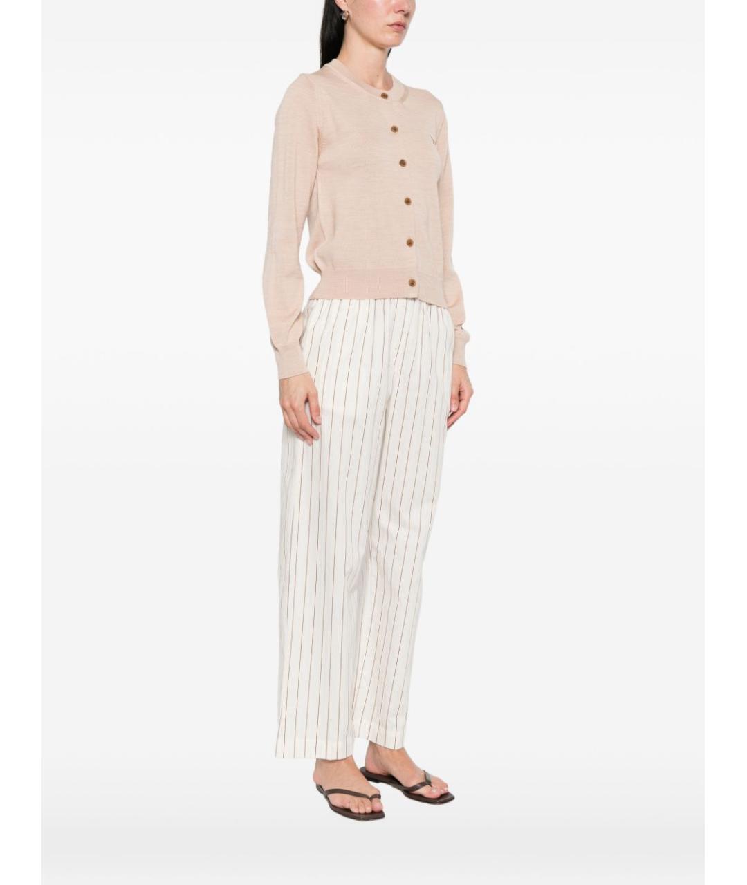 MAISON KITSUNE Бежевый кардиган, фото 5