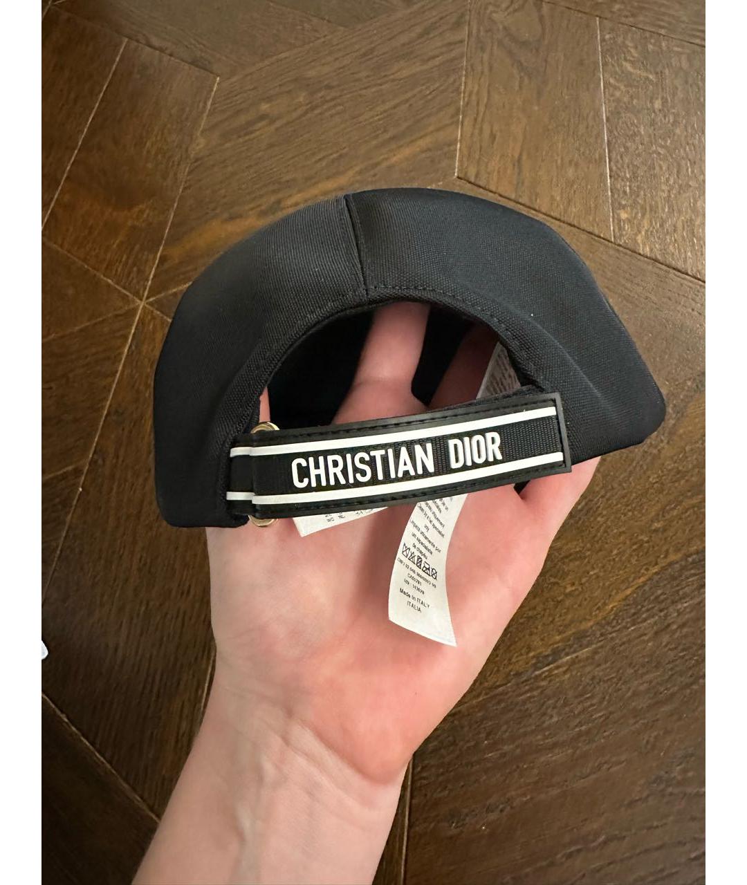 CHRISTIAN DIOR Черная кепка, фото 3