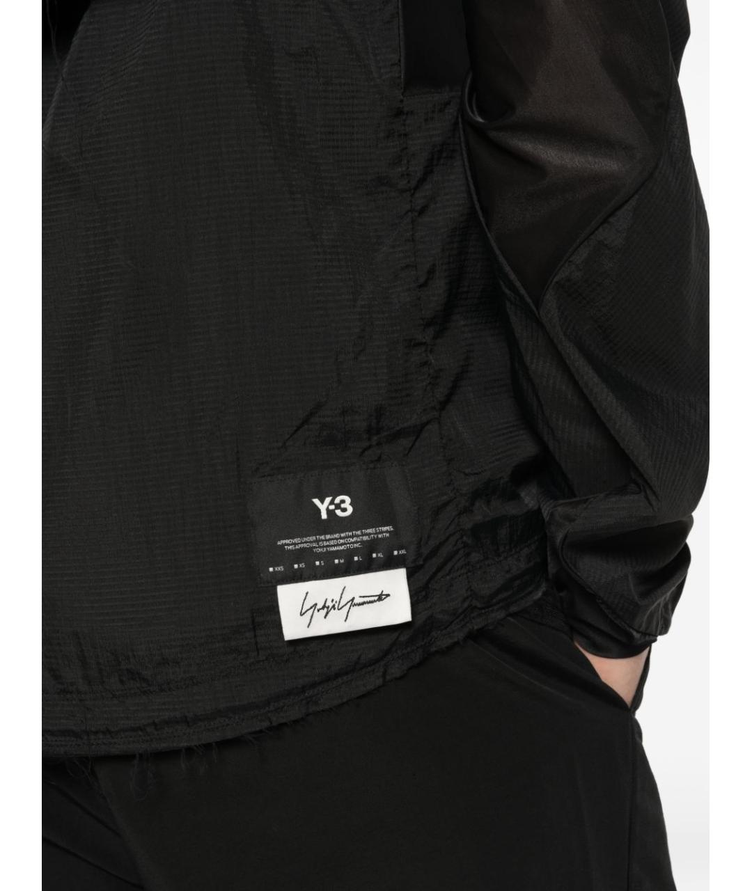 Y-3 Черная полиамидовая куртка, фото 4