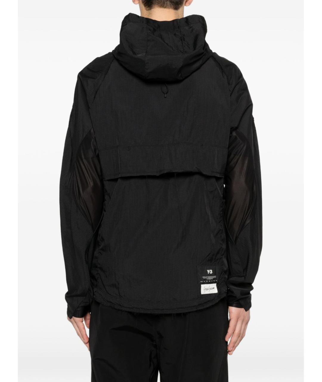 Y-3 Черная полиамидовая куртка, фото 5
