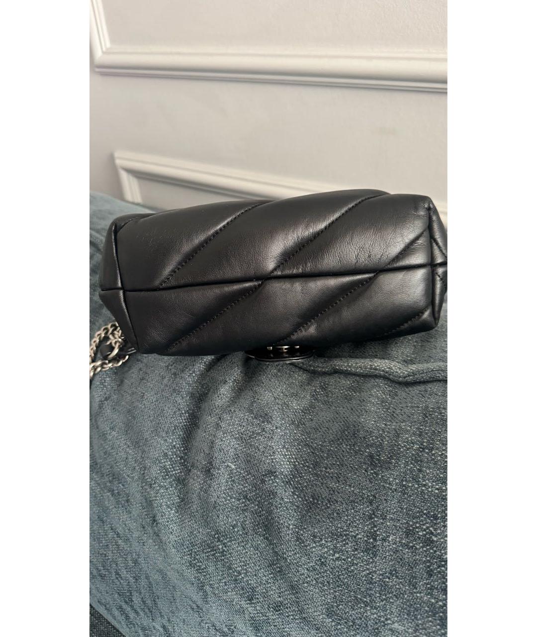 PINKO Черная сумка через плечо из искусственной кожи, фото 6