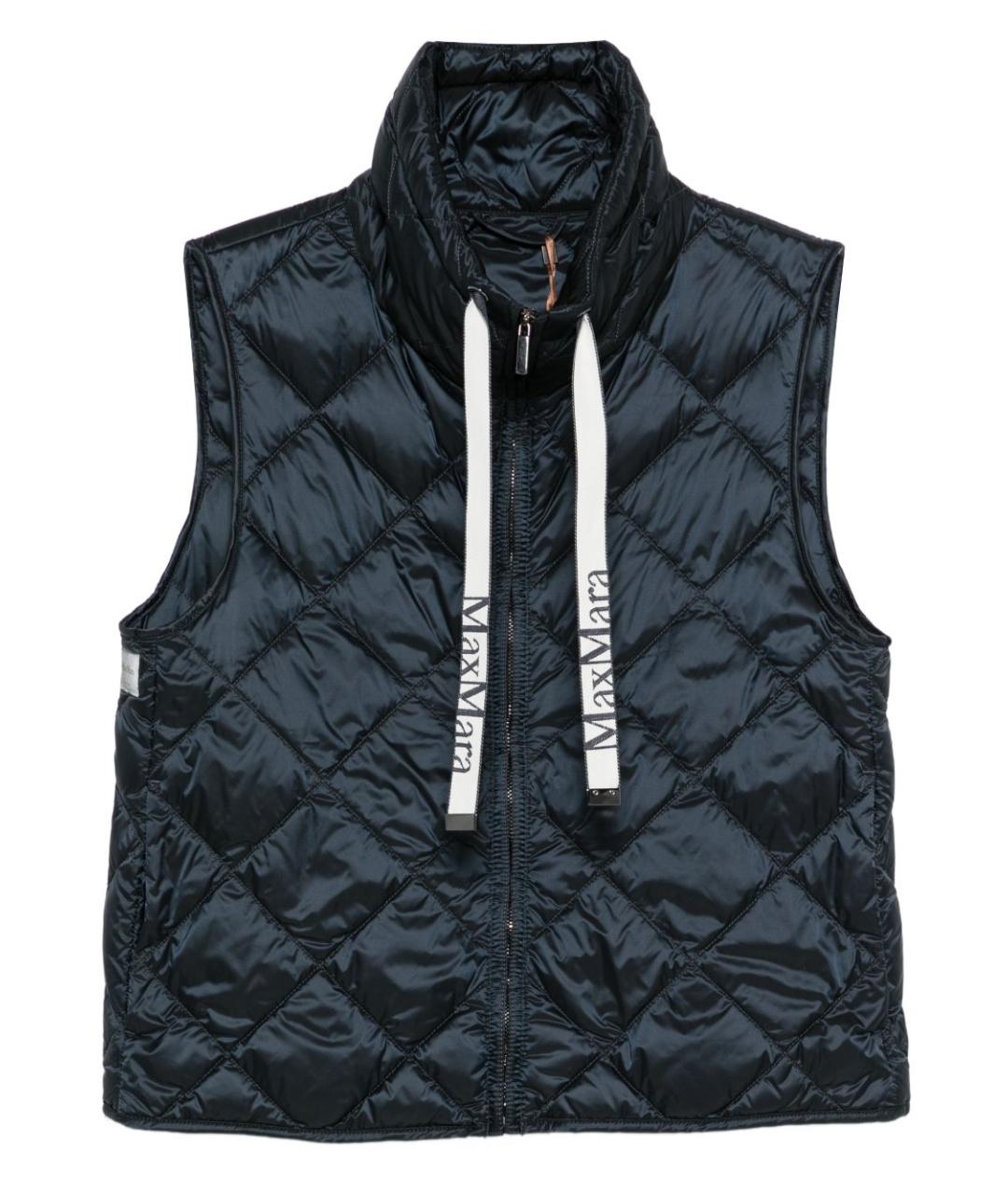 MAX MARA Синий полиамидовый жилет, фото 1