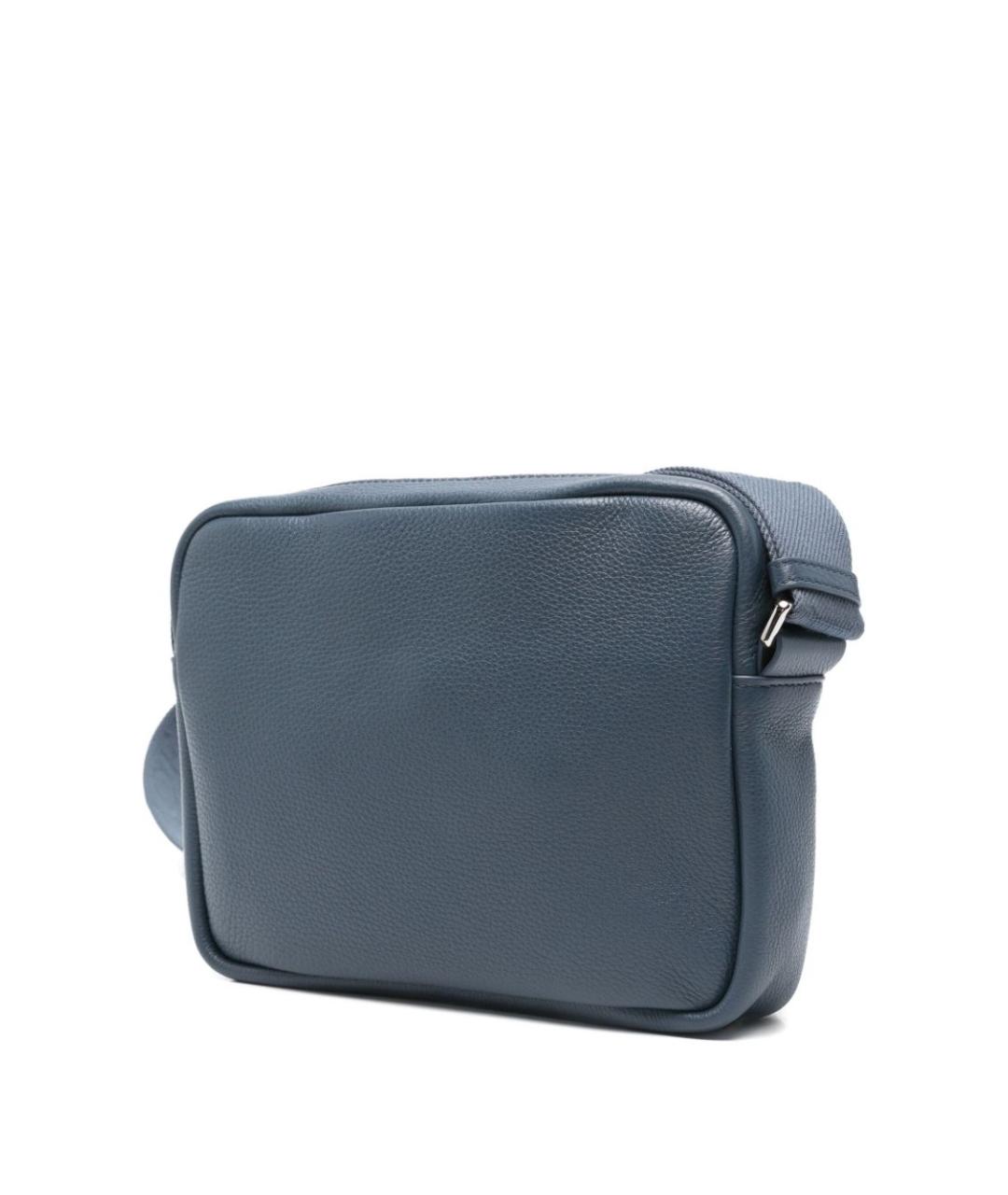 LOEWE Синяя кожаная сумка на плечо, фото 2