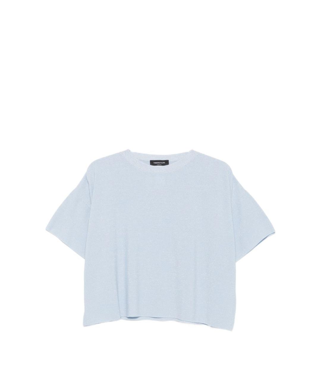 FABIANA FILIPPI Голубая футболка, фото 1