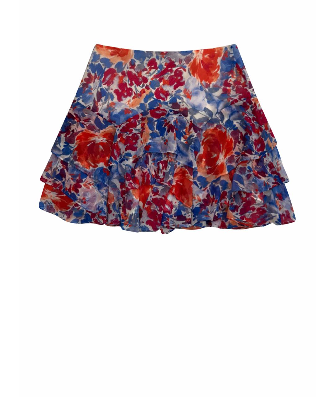 RALPH LAUREN Мульти юбка мини, фото 1