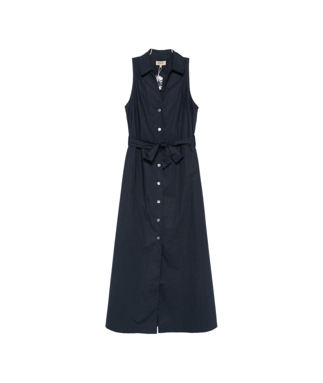 WOOLRICH Синее хлопковое повседневное платье, фото 1