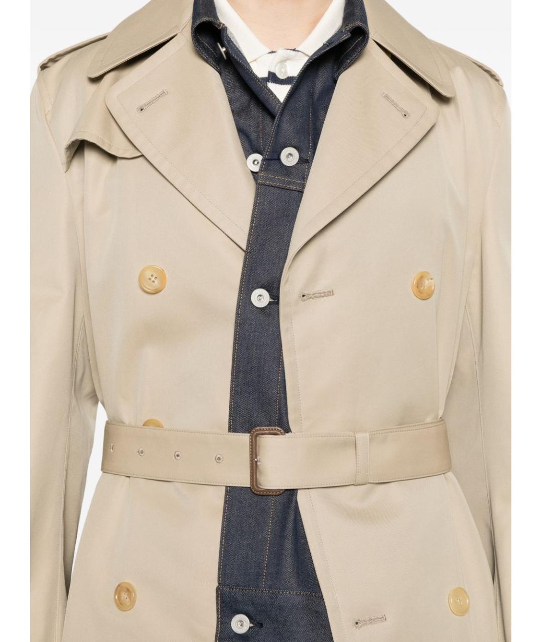 JUNYA WATANABE Бежевый тренч / плащ, фото 5