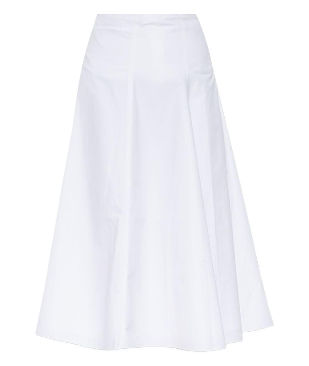 JACQUEMUS Белая полиэстеровая юбка миди, фото 1