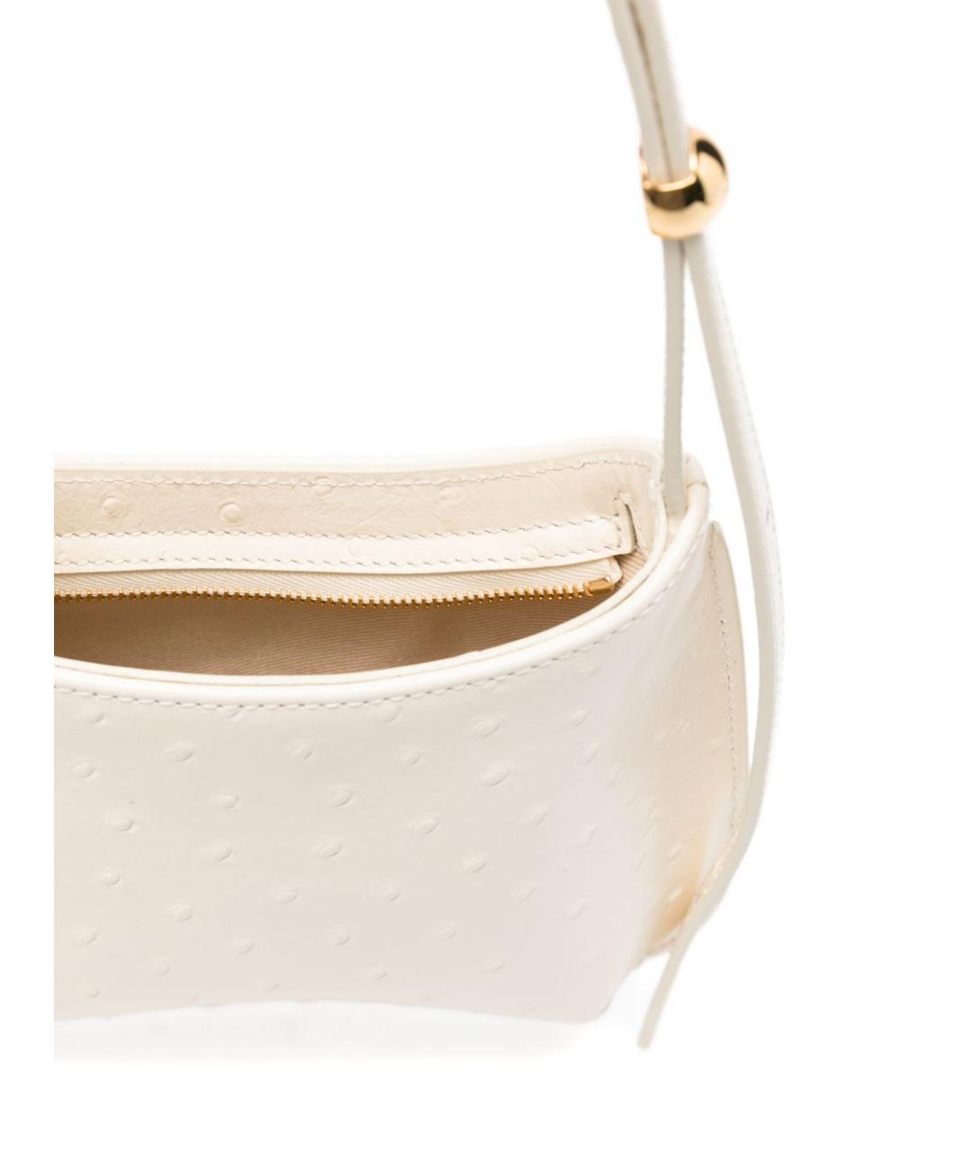 JACQUEMUS Бежевая кожаная сумка тоут, фото 4