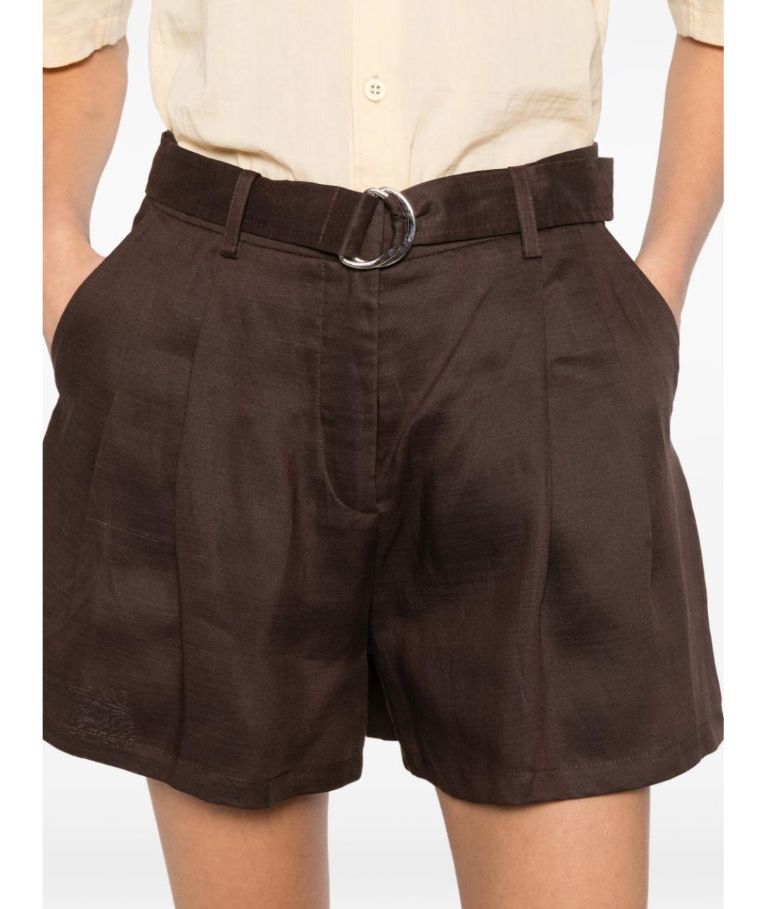 ERMANNO FIRENZE Коричневые шорты, фото 4