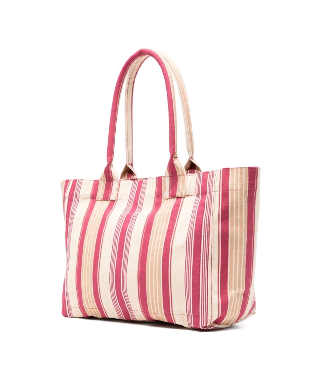 ISABEL MARANT Красная хлопковая сумка тоут, фото 3