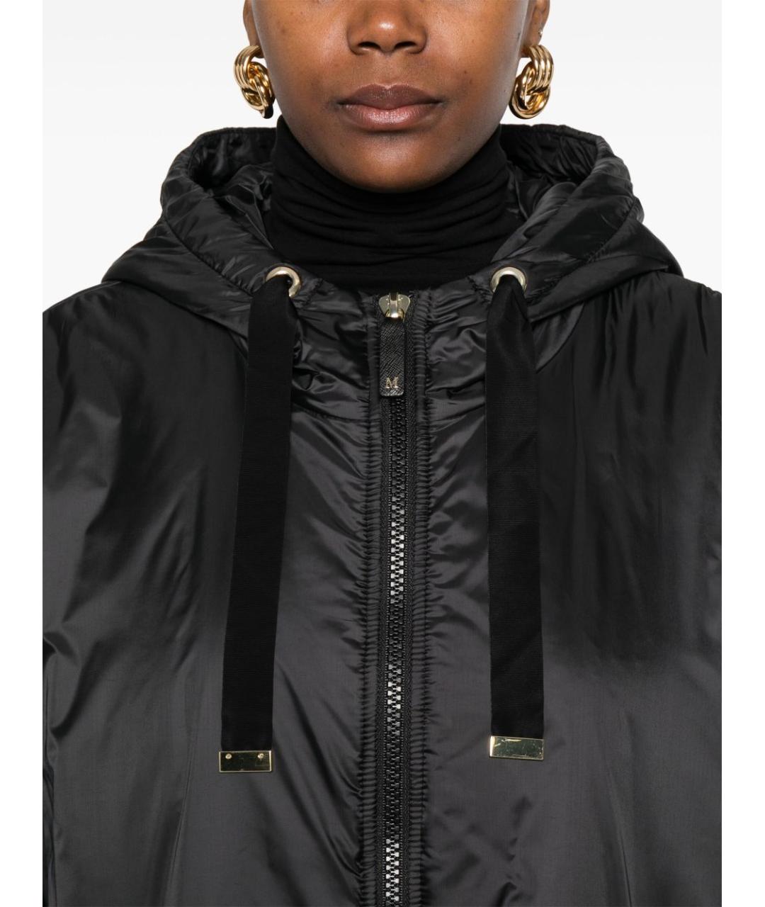 MAX MARA Черная полиэстеровая куртка, фото 3