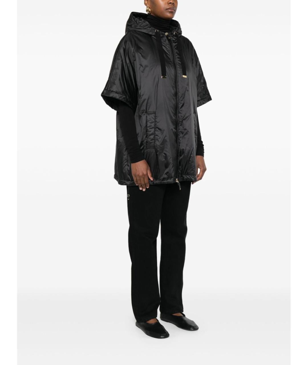 MAX MARA Черная полиэстеровая куртка, фото 5