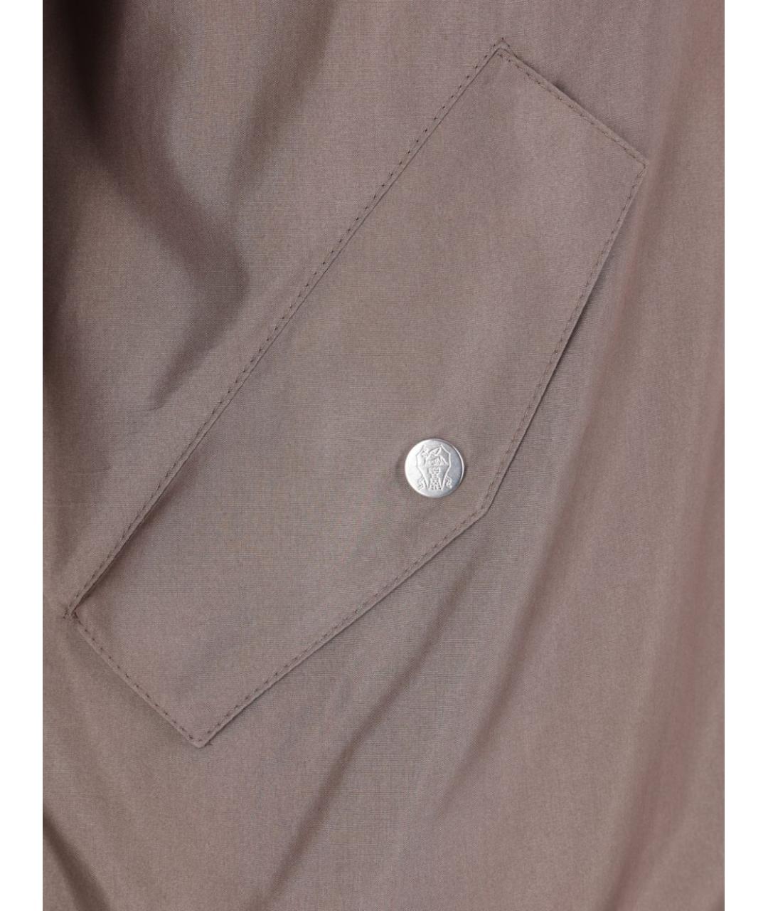 BRUNELLO CUCINELLI Бежевая шелковая куртка, фото 2