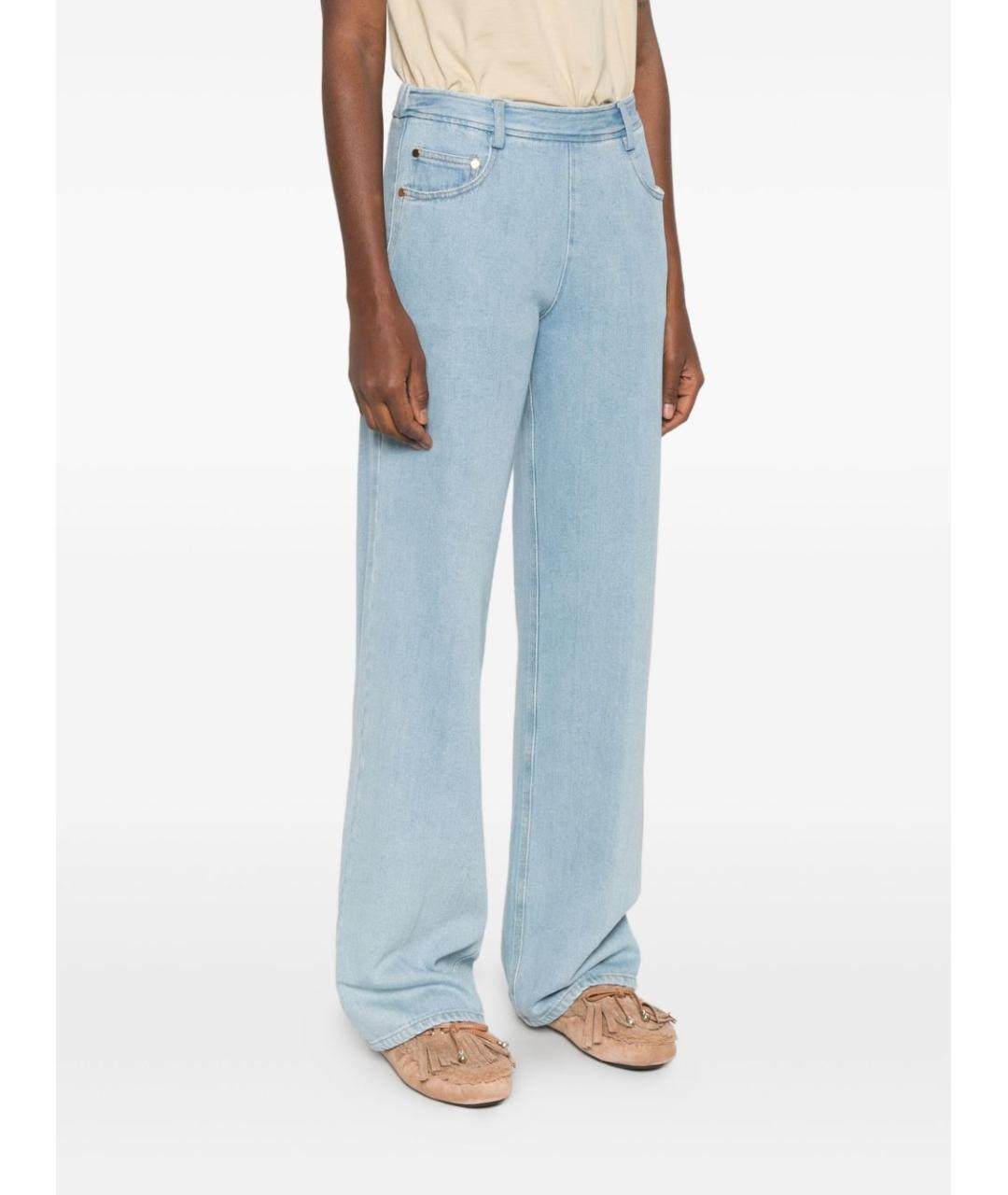 FORTE FORTE Голубые прямые джинсы, фото 5