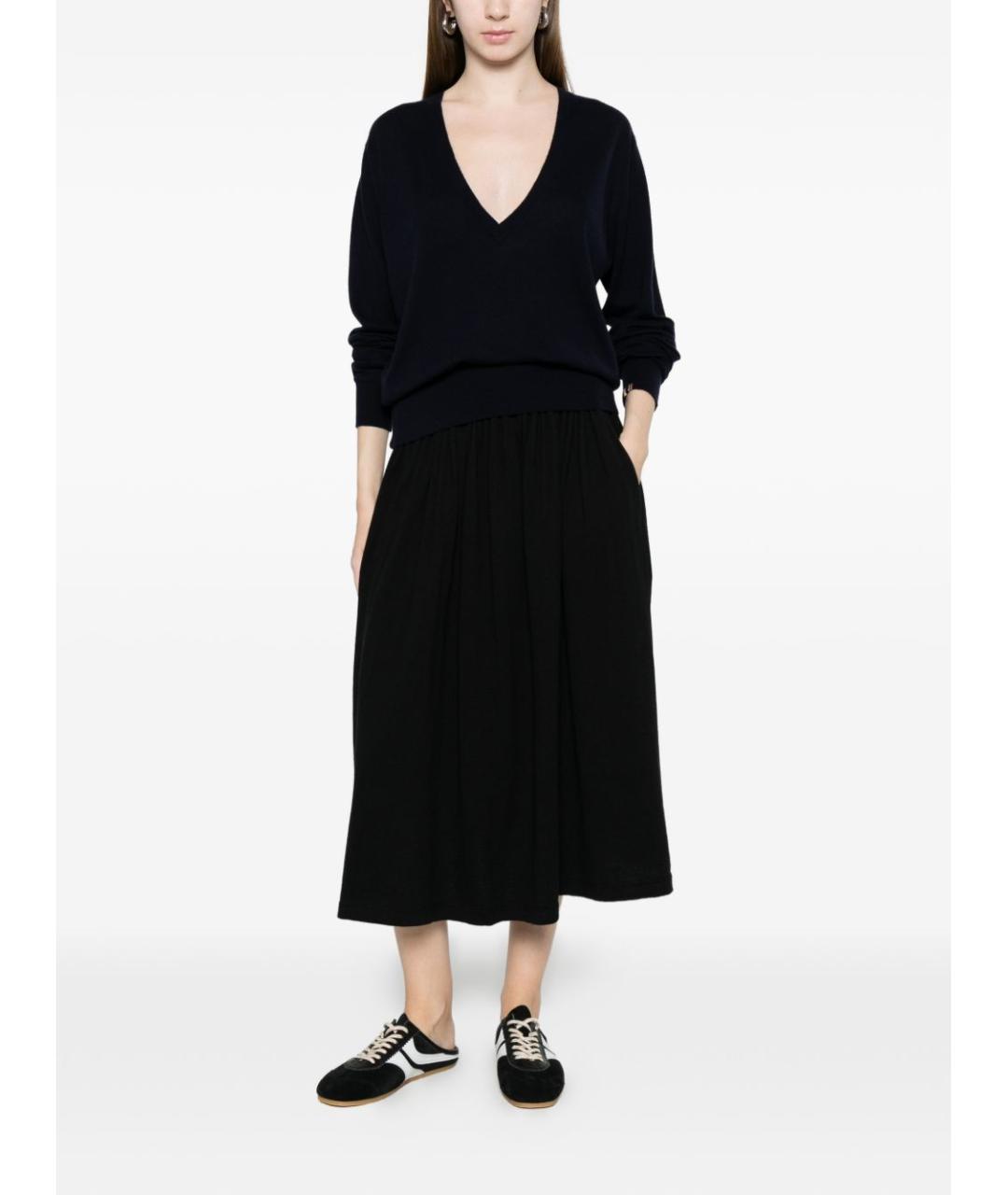 EXTREME CASHMERE Синий шерстяной джемпер / свитер, фото 4