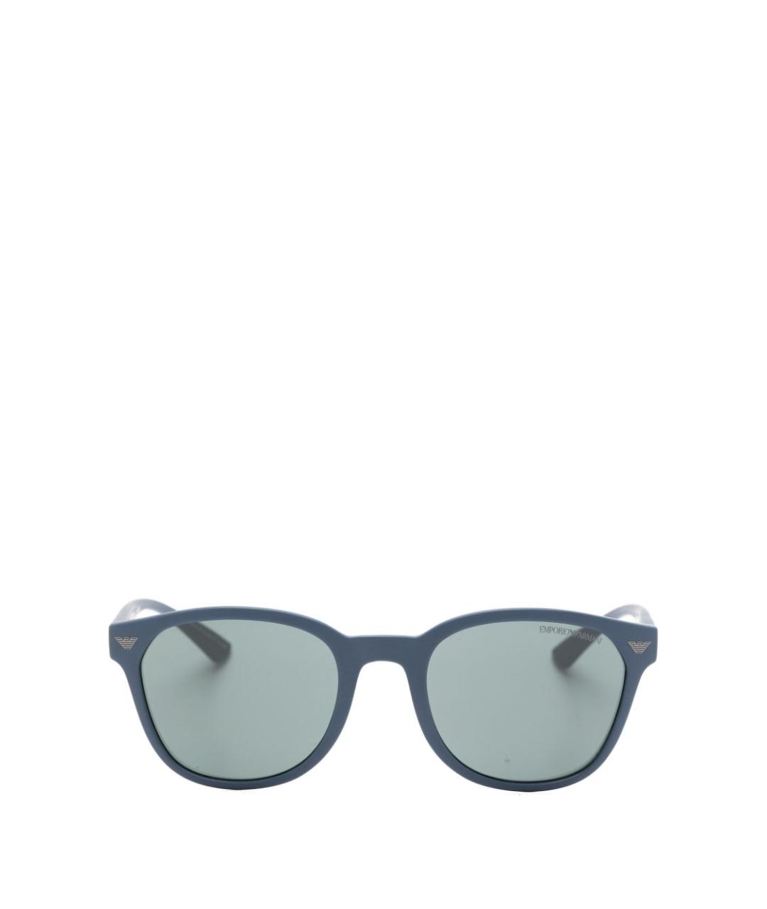 EMPORIO ARMANI Синие солнцезащитные очки, фото 2