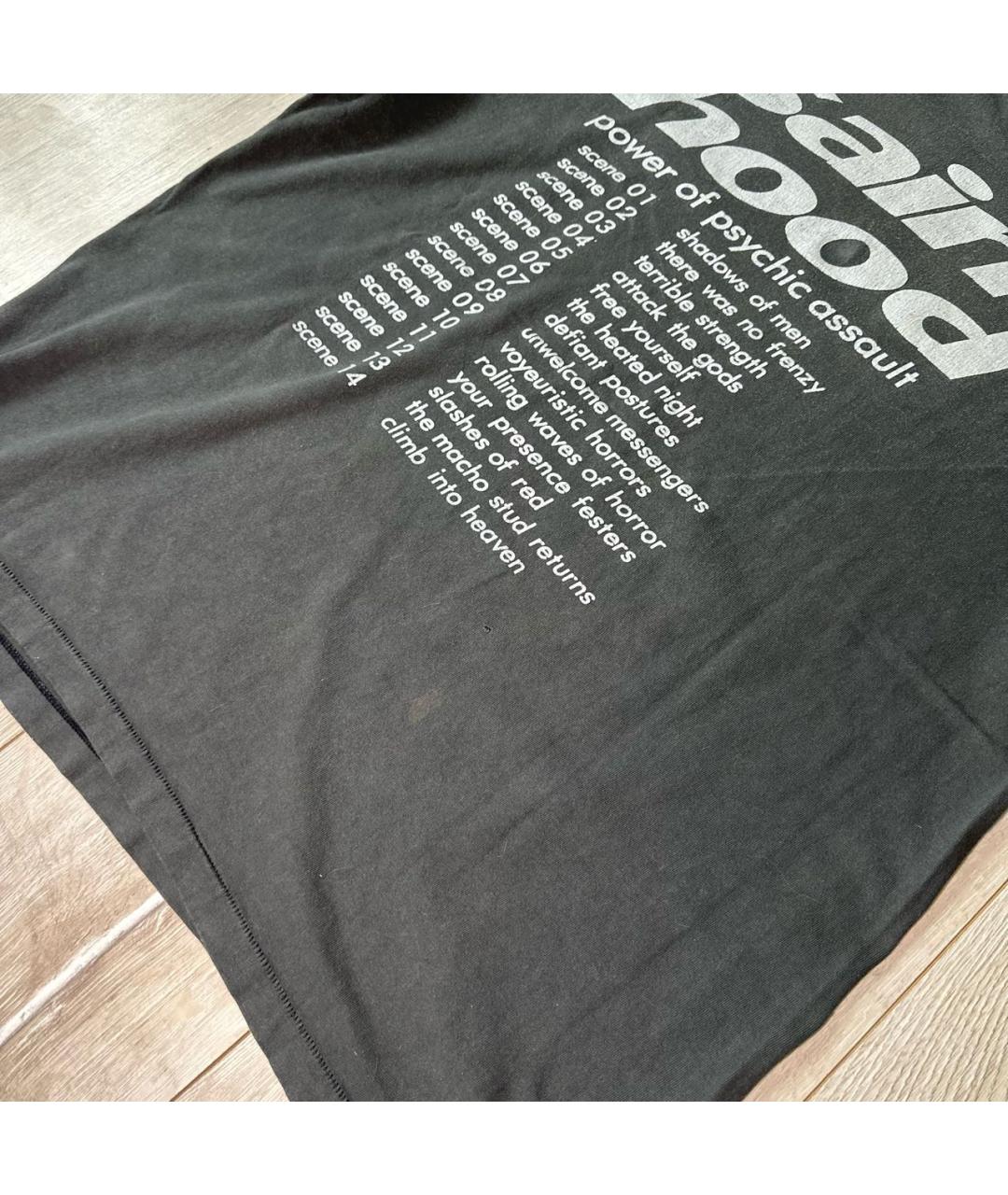 SAINT Mxxxxxx Черная хлопковая футболка, фото 7