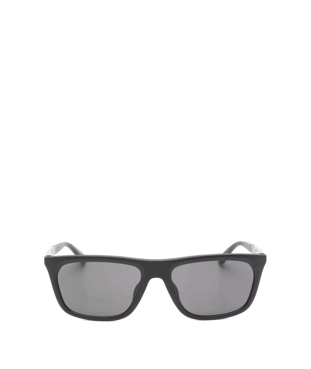 EMPORIO ARMANI Черные пластиковые солнцезащитные очки, фото 2