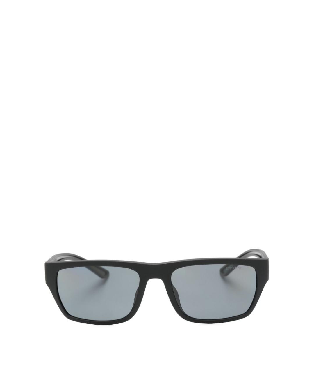 EMPORIO ARMANI Черные пластиковые солнцезащитные очки, фото 2