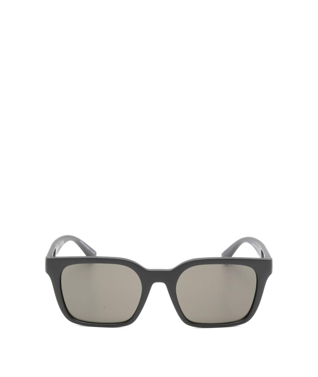 EMPORIO ARMANI Черные пластиковые солнцезащитные очки, фото 2