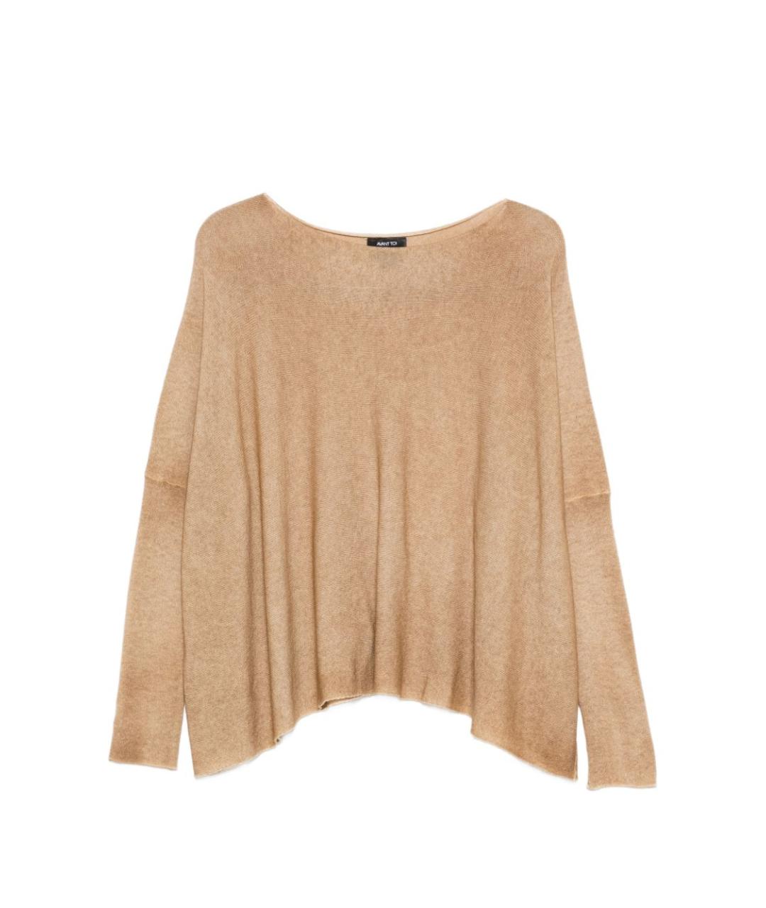 AVANT TOI Коричневый кашемировый джемпер / свитер, фото 1
