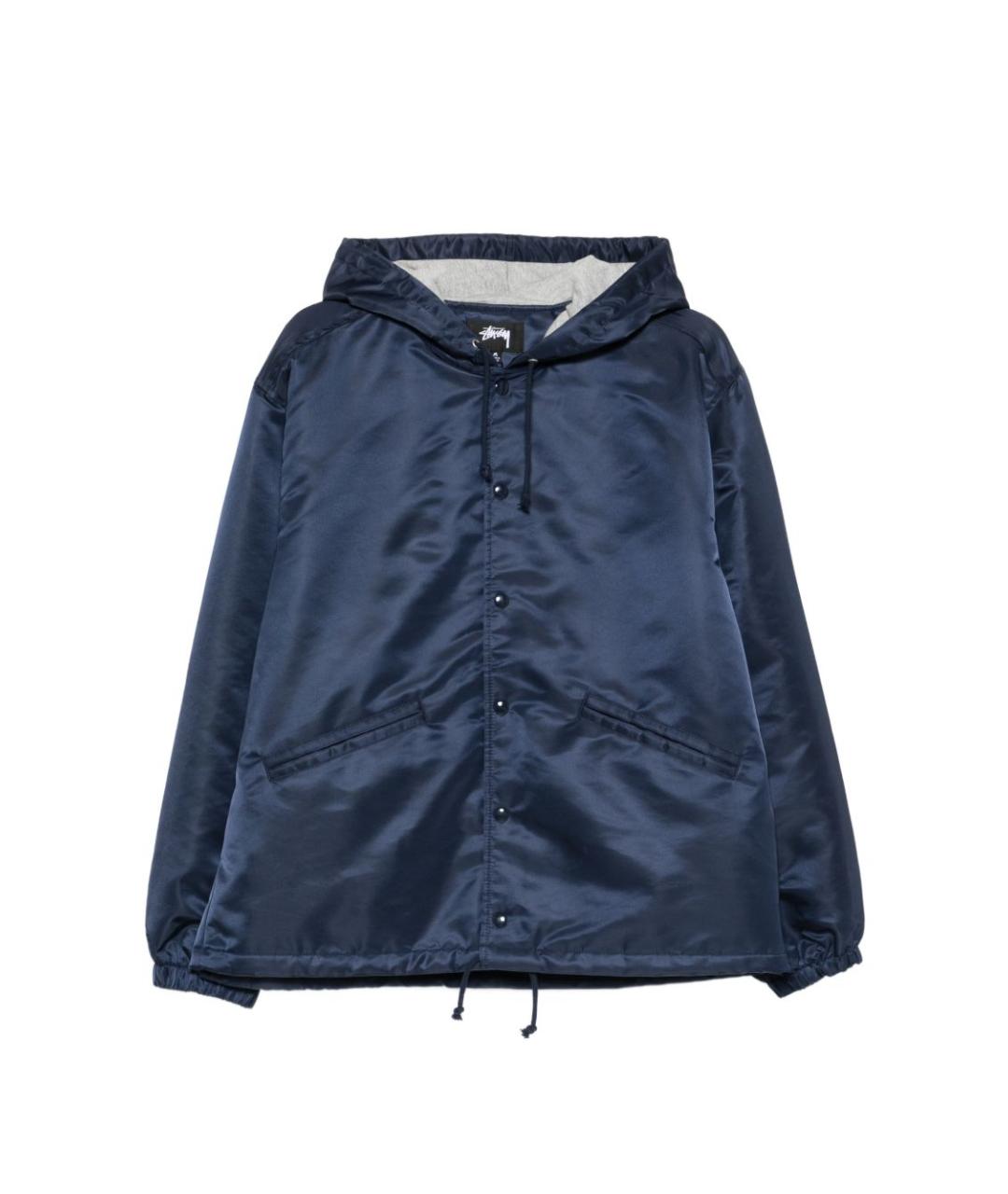 STUSSY Синяя полиамидовая куртка, фото 1