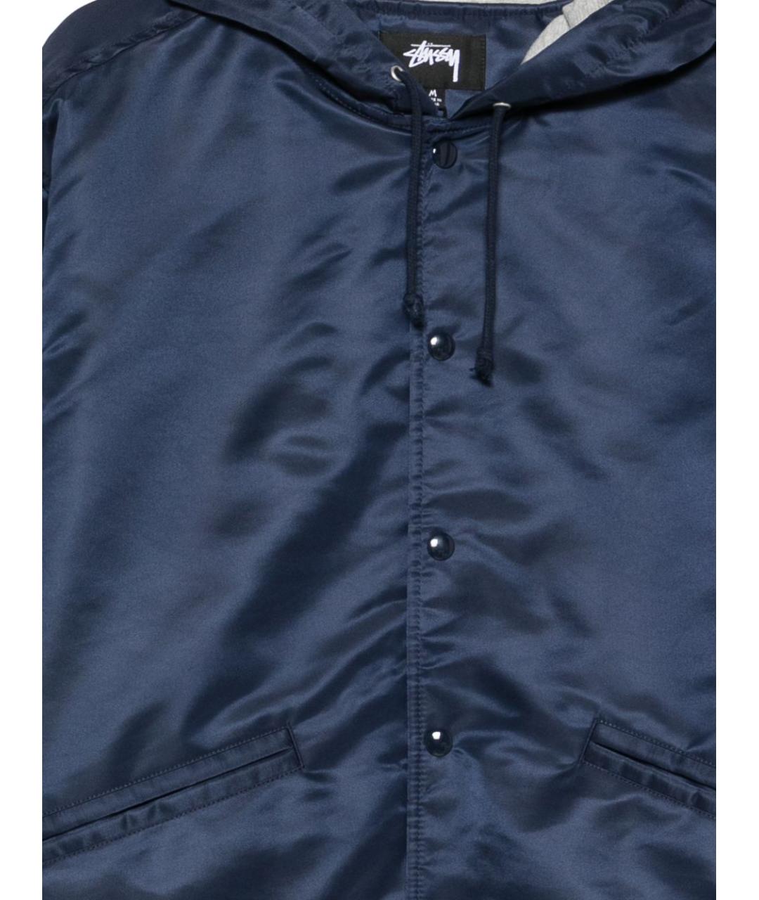 STUSSY Синяя полиамидовая куртка, фото 3