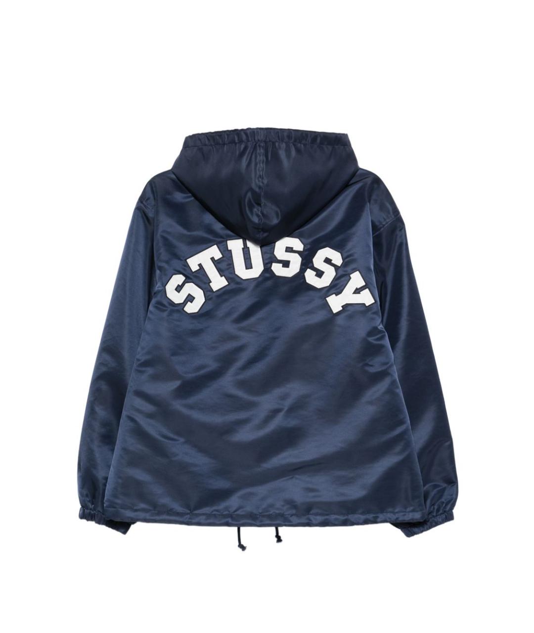 STUSSY Синяя полиамидовая куртка, фото 2