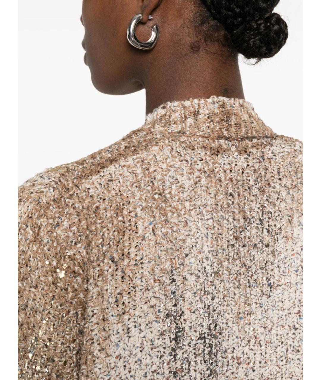 AVANT TOI Коричневый хлопковый кардиган, фото 5