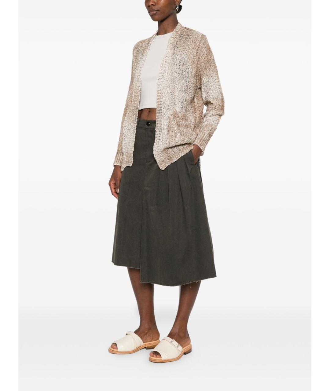AVANT TOI Коричневый хлопковый кардиган, фото 2