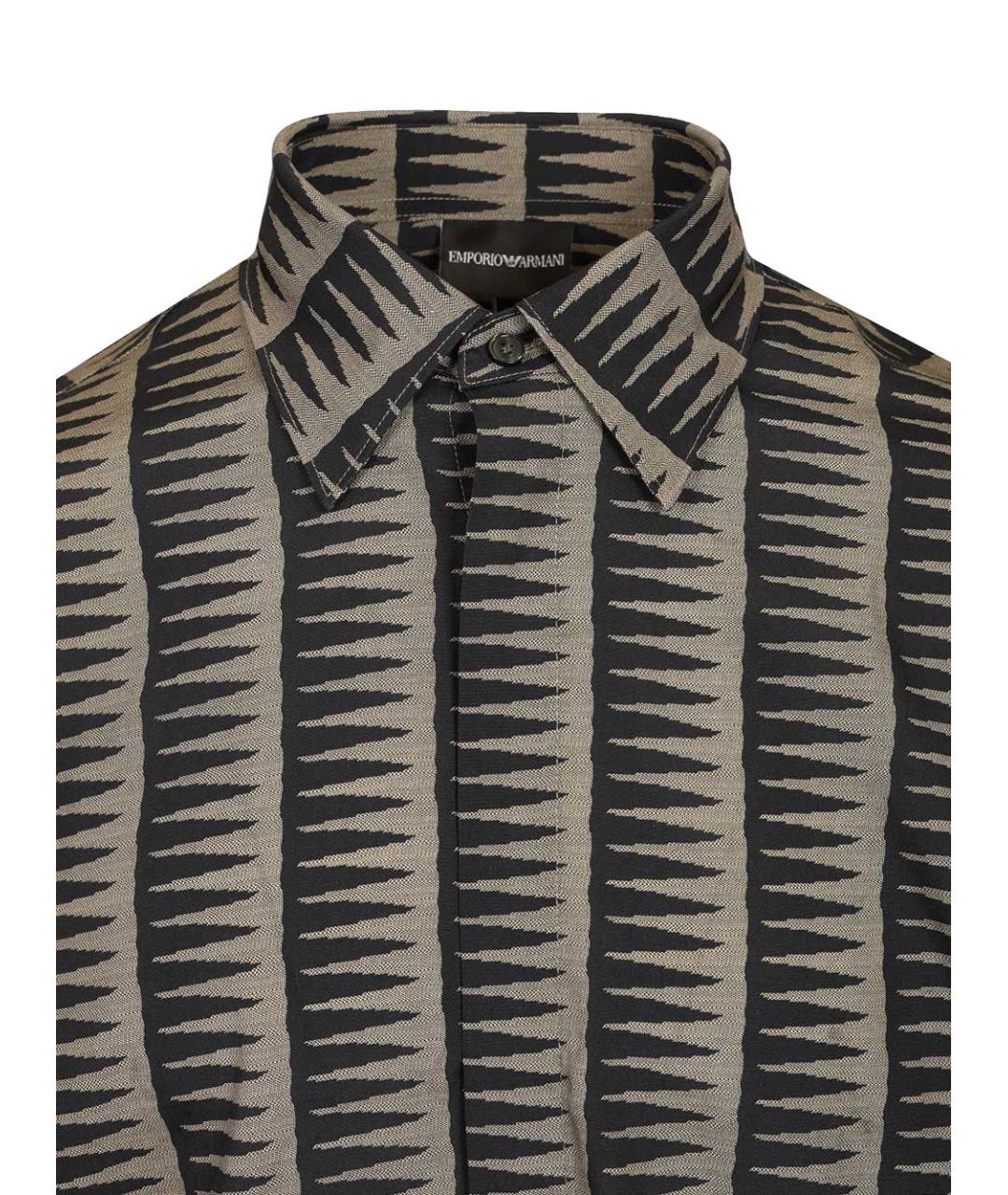 EMPORIO ARMANI Синяя кэжуал рубашка, фото 4