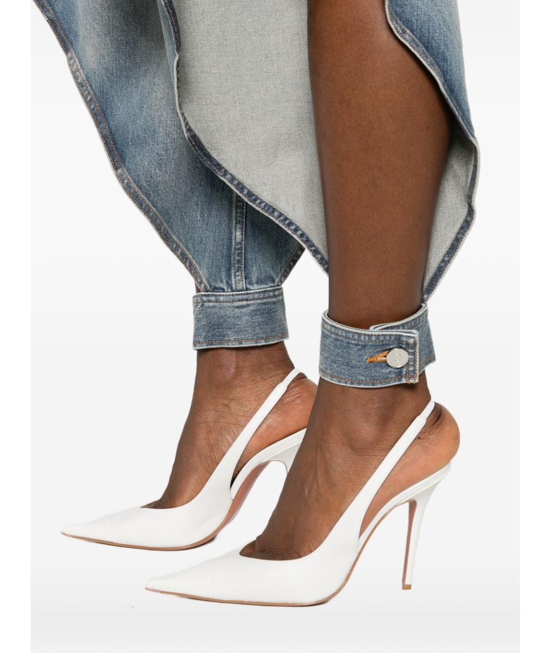 ALAIA Синие джинсы клеш, фото 2