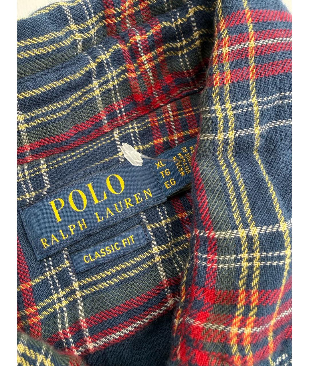 RALPH LAUREN Мульти хлопковая кэжуал рубашка, фото 2