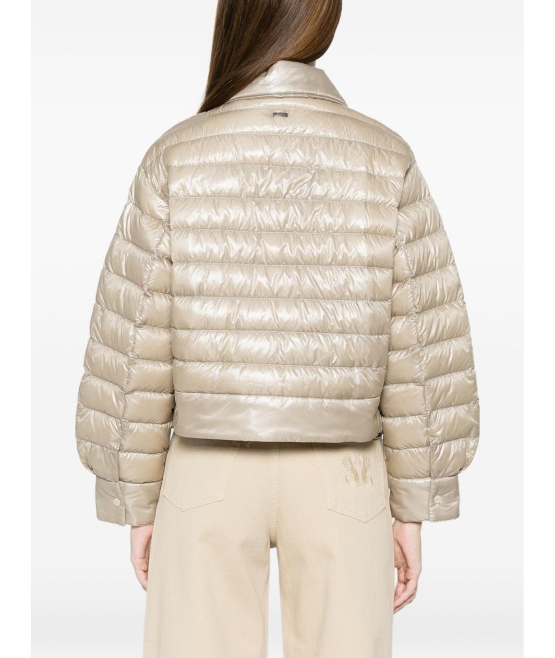 HERNO Бежевая полиамидовая куртка, фото 5