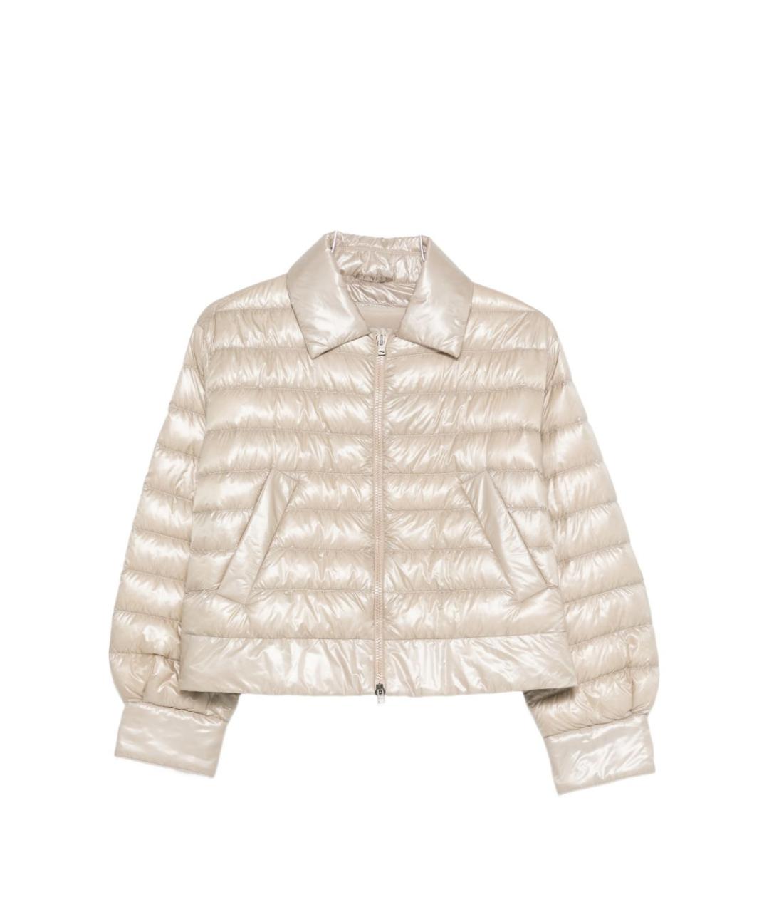 HERNO Бежевая полиамидовая куртка, фото 1
