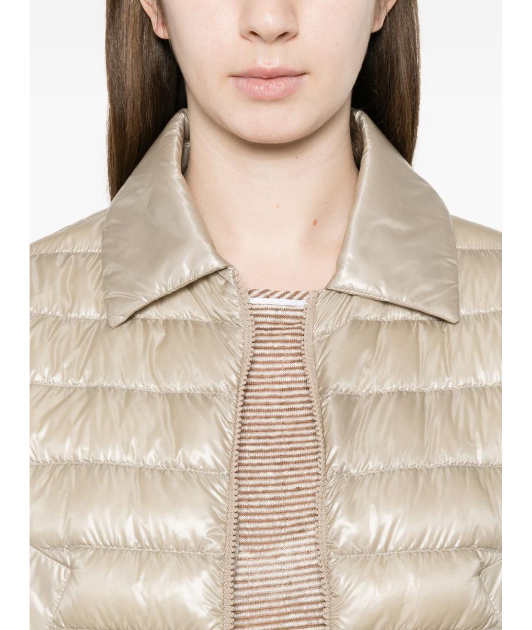 HERNO Бежевая полиамидовая куртка, фото 2
