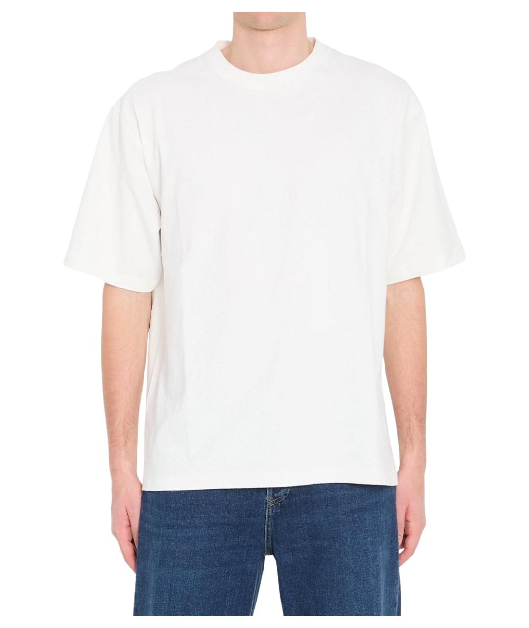THE ROW Белая хлопковая футболка, фото 1