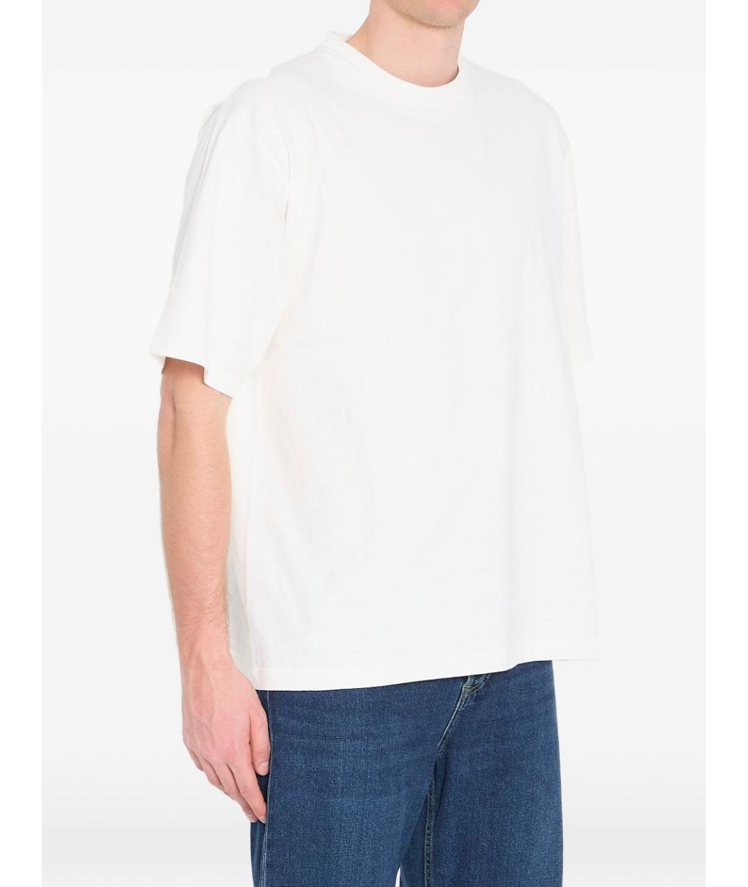 THE ROW Белая хлопковая футболка, фото 2